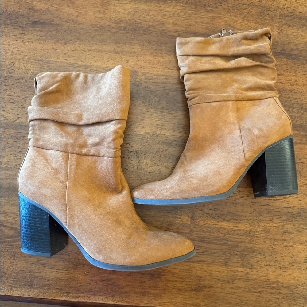 Kohl's Tan Heeled Boots